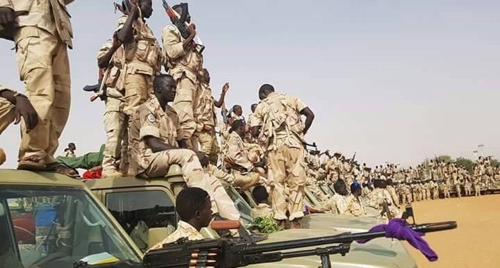 Arrival of the Rapid Support Forces (RSF) in the capital of North Darfur, El Fasher, on 12 October 2017 [Photo: Radio Dabanga]