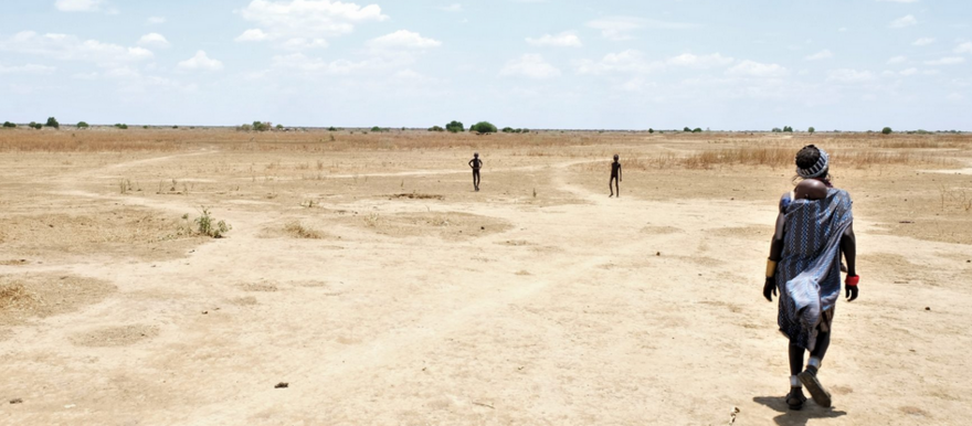 The Lopet area inhabited by the Jie ethnic group is facing drought. (Photo: AVSI)