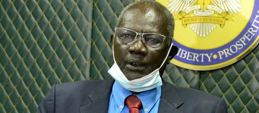 Information Minister Michael Makuei. (File photo)