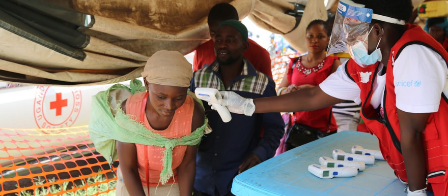 Ebola Screening along the Ugandan-DRC border 2019. [Photo: ©WHO/Matthew Taylor]