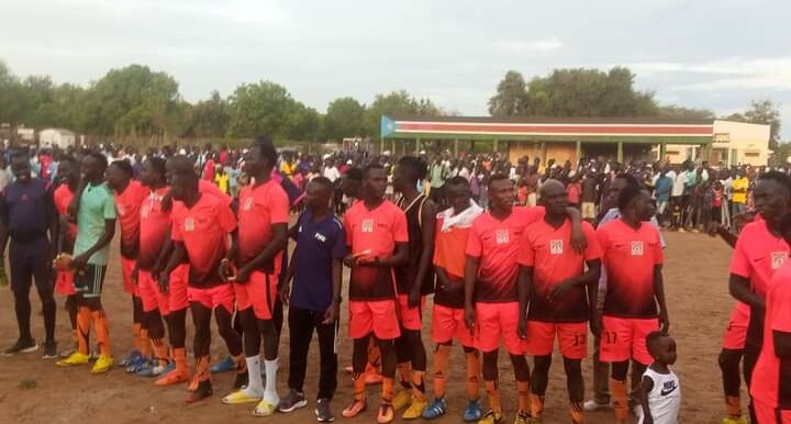 Young Starts FC team players [Photo: Radio Tamazuj]