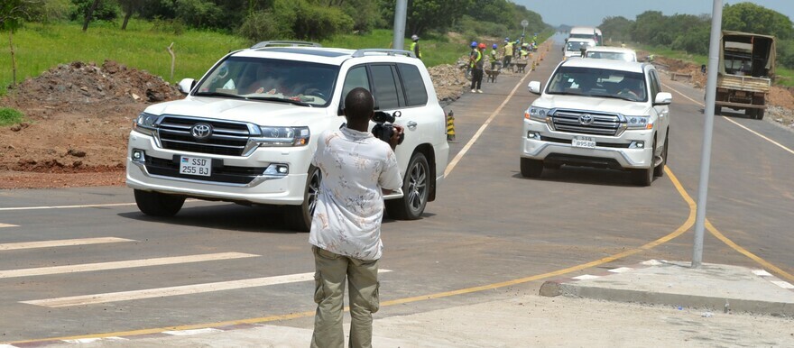 Phase one of the Juba-Terekeka road (Photo: Radio Tamazuj)