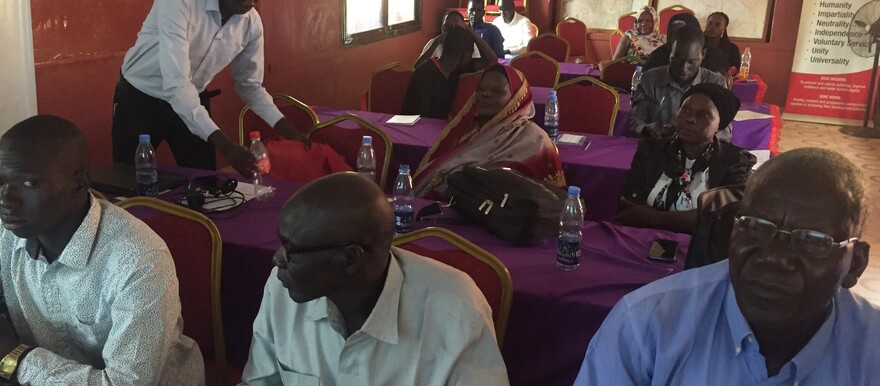 Participants at the budget-making process training in Wau on 24 January 2023. [Photo: Radio Tamazuj]