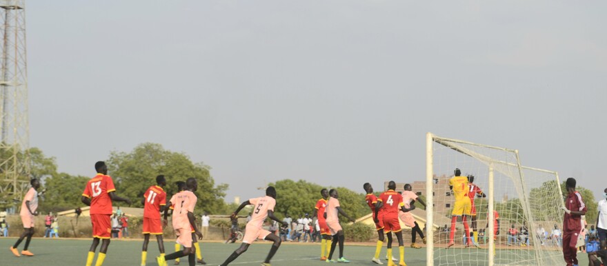 Bentiu's Al Merrikh FC face off Torit's Young Starts FC at Buluk Stadium on 25 January 2023. [Photo: Radio Tamazuj]