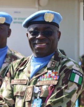 UNISFA Acting Force Commander Major General Benjamin Olufemi Sawyerr. (UN photo)