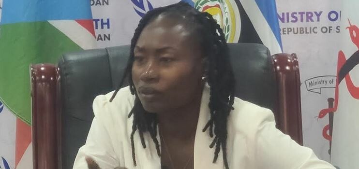 يولاندا أويل- وزير الصحة بجنوب السودان في مؤتمر صحفي بجوبا - @ راديو تمازج