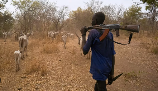 An armed pastoralist in South Sudan. (File photo)
