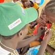 A child is vaccinated against measles at a vaccination center in Bor, Jonglei State on March 11, 2023. Credit (Citizen P Thon Aleu )