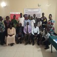 AMDISS, journalists, and government officials have taken a group photo at Aweil Grand Hotel on 16th March 2023. [Photo: Radio Tamazuj]