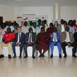 A representative from the Government of South Sudan, Head of Cooperation at the German Embassy, the leadership of ACROSS and Christian Blind Mission and representatives from different NGOs.