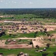 An aerial photograph of Abyei Town. (Credit: AP)