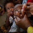 A child being vaccinated against polio in Sudan. (Courtesy photo)