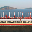 The Turkish-owned, Liberian-flagged MV Karadeniz Powership Rauf Bey anchored in Port Sudan. (Courtesy photo)