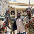 SAF soldiers celebrate after capturing the RSF base in Port Sudan at the start of the war in April 2023. (Courtesy photo)