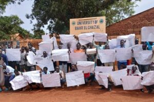 Students protest tuition hike at University of Bahr el Ghazal