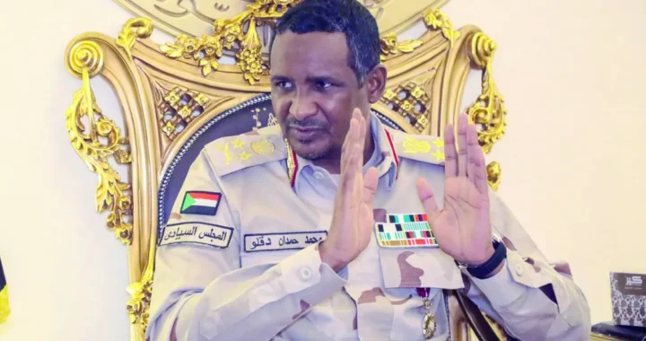 محمد حمدان دقلو «حميدتي» (الشرق الأوسط)