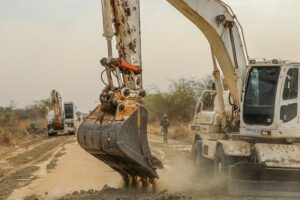 Bor water cut off after excavator damages pipeline