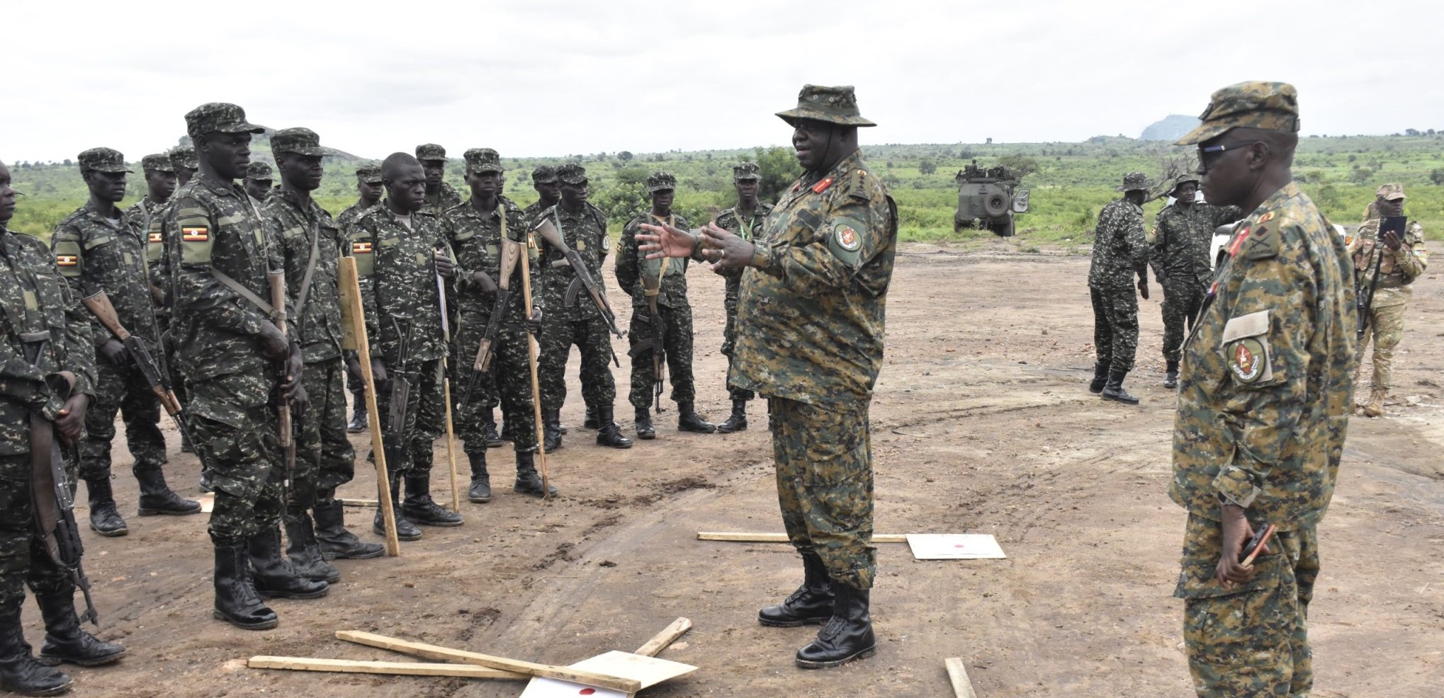 Ugandan deputy army chief visits troops near Juba