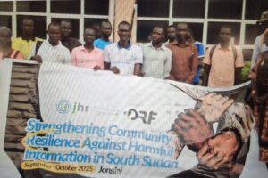 Media literacy training in Bor to combat misinformation