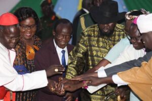 Kiir hosts state dinner, calls for peace ahead of elections