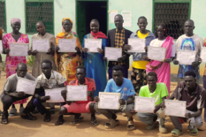 33 complete capacity building trainings in Aweil