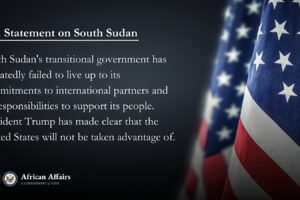 واشنطن توجه إنذاراً شديداً لحكومة جنوب السودان وتربط استمرار الدعم بإصلاحات فورية