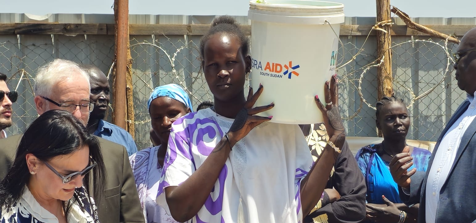 IsraAID distributes aid to 2,000 families in Juba IDP camp