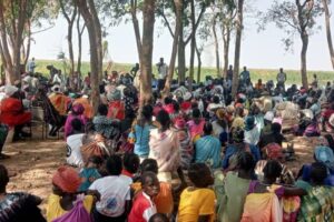 Displaced families in Pigi struggle for food, shelter