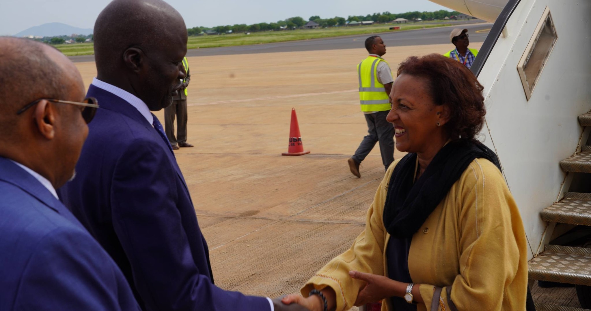 AU delegation arrives in South Sudan for talks