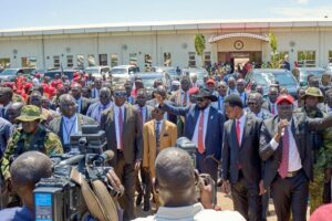 Kiir returns to Juba after visits to Djibouti, Uganda