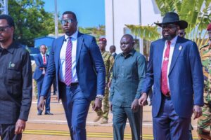 President Kiir arrives in Wau