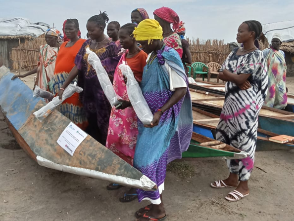Rubkona GBV survivors get boats, nets to improve livelihoods