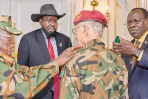 South Sudan awards honorary general rank to Israeli veteran for role in liberation struggle