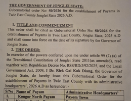 Twic East residents divided over creation of 10 new payams