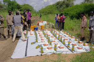 100 vulnerable households receive food aid in Lafon County