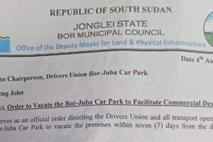 Bor municipal council gives transport operators 7 days to vacate bus park