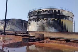 Drone strike hits fuel depot in central Sudan