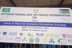 Yei leaders call for dialogue, peace on International Peace Day