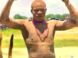 Yirol West’s giant wrestler Alijou Nhial ‘Coronavirus’ dies in Juba