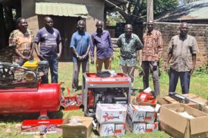 GIZ equips Yei centre to repair tractors for farmers