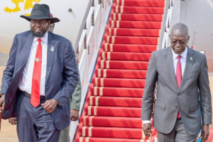 Kiir returns to Juba after Kenya, South Africa visits