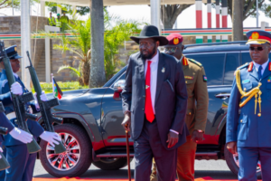 South Sudan’s Kiir leaves Kenya for South Africa